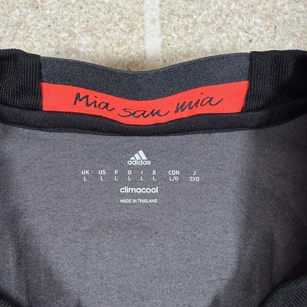 Adidas FC Bayern Munich 2016-17 Third Grey Jersey Size L Football Soccer Men #8